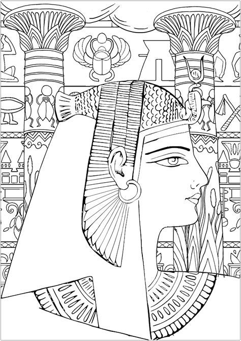 Printable Coloring Pages Egypt