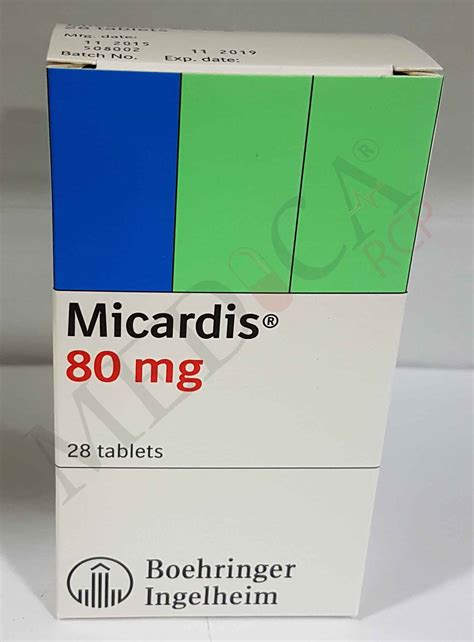 Medica RCP |Micardis 80mg | Indications | Side Effects | Composition ...