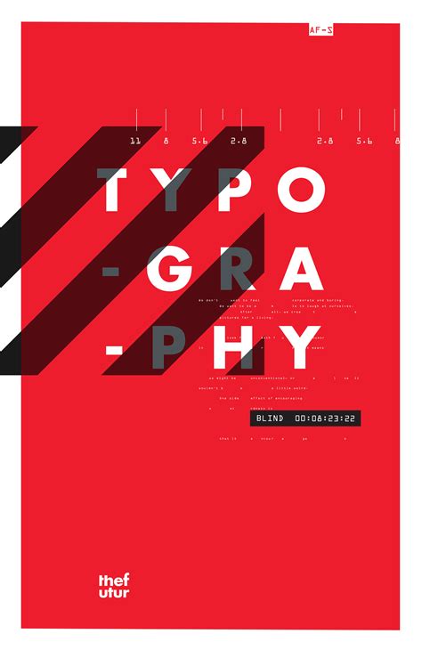 Futur Typographic Posters on Behance