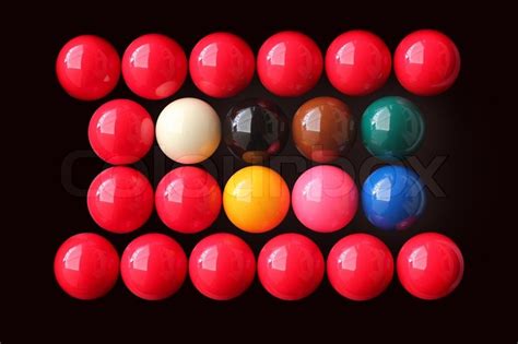 Snooker balls of many colors | Stock image | Colourbox