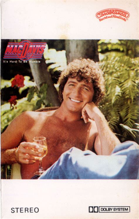 Mac Davis – It's Hard To Be Humble (1980, Dolby, Cassette) - Discogs