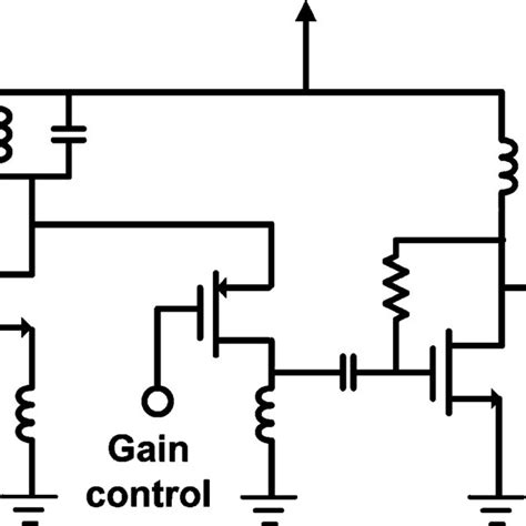 Schematic of the low-noise amplifier. | Download Scientific Diagram