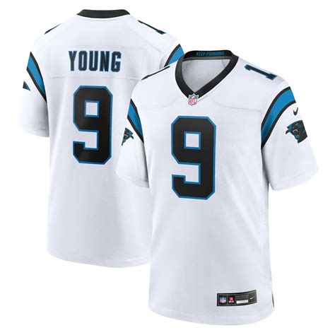 Carolina Panthers Nike Road Game Jersey 2023 NFL Draft First Round Pick - White - Bryce Young - Mens