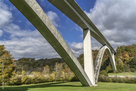 Double Arch Bridge at Natchez Trace Parkway Stock Photo | Adobe Stock