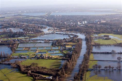 Aerial Images Of Surrey Under Water | Aerial images, Aerial, Stormy weather