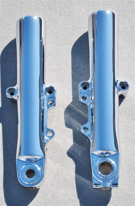 Harley Touring Road King, Ultra 2014-2023 Chrome Lower Slider Fork Leg Set Outright