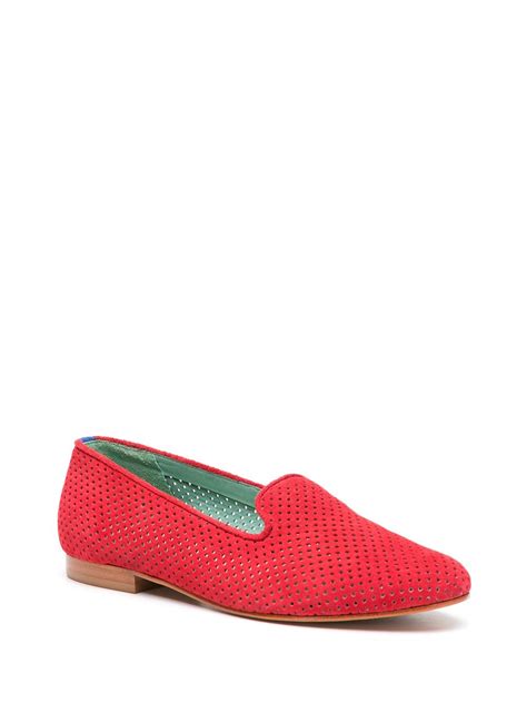 Blue Bird Shoes Perforated Design Loafers - Farfetch