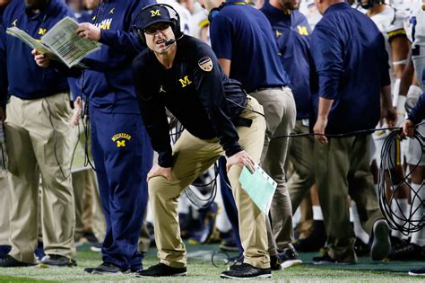 Jim Harbaugh loves khakis so much, he says he exercises in them ...