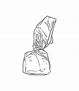 Premium Vector  Candy wrapper Sweet Dessert Food Doodle Linear Cartoon sketch template