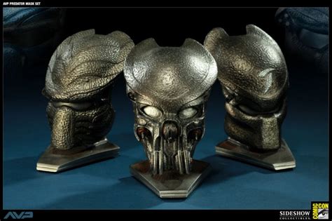 Sideshow AVP PREDATOR Prop Replica Mask Set San Diego Comic-Con Exclusive