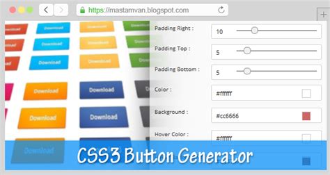 Simple CSS Button Generator