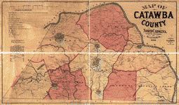 Map of Catawba County, North Carolina. | Library of Congress