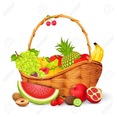 Fruit Basket Royalty Free Cliparts, Vectors, And Stock Illustration ...