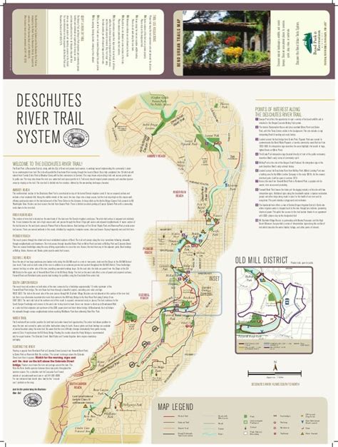 Bend oregon trail map