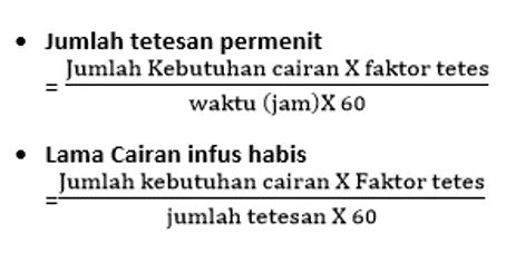 BACAAN KANGGO BARUDAK PERAWAT: Rumus menghitung tetesan infus