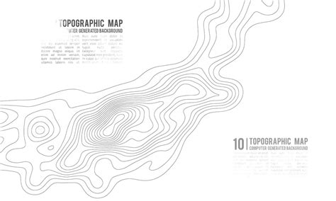 Contour World Map With Elevation In Vector Nice Topographic Map Vector Distorted Vector, Nice ...