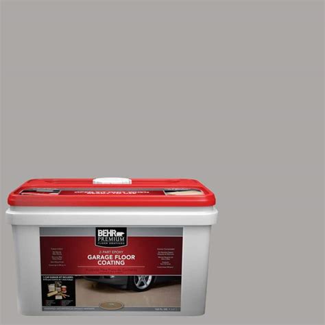 BEHR Premium 1-gal. #PFC-68 Silver Gray 2-Part Epoxy Garage Floor ...