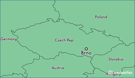 Where is Brno, The Czech Republic? / Brno, South Moravian Map - WorldAtlas.com