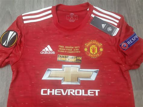 Áo Manchester United Europa League Final 2021 home shirt jersey 2020 ...