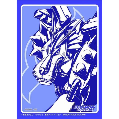 Digimon Card Game Official Sleeve -Metalgarurumon- | Bandai