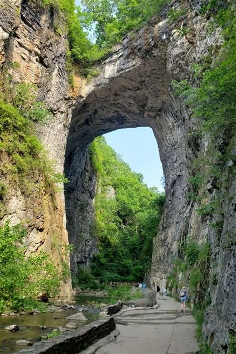 Visiting the Natural Bridge in Virginia