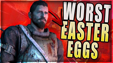 WORST EASTER EGGS in COD Zombies - YouTube