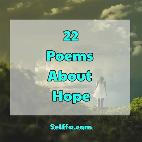 22 Poems About Hope - SELFFA