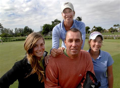 KirkwoodGolf: Former tennis No 1 Ivan Lendl with his golf girls