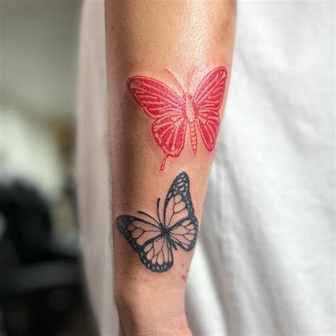 46 Red Butterfly Tattoo Designs with Meanings That Will Amaze You