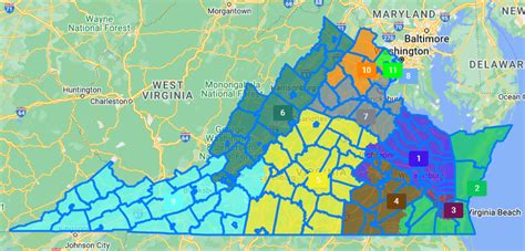 A look at Virginia's 11 new congressional districts and how they're ...