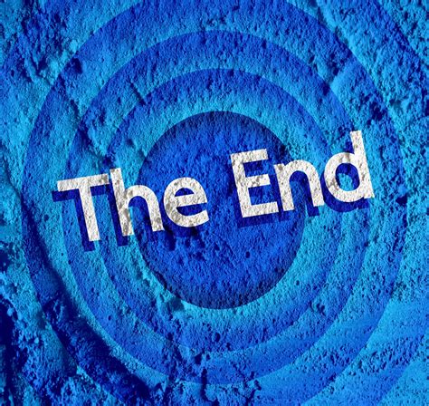 The End Movie Ending Screen On Cement Free Stock Photo - Public Domain Pictures