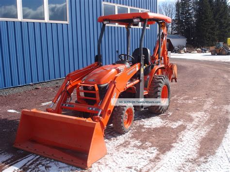 2012 Kubota B26 Tractor Loader Backhoe Only 65 Hours