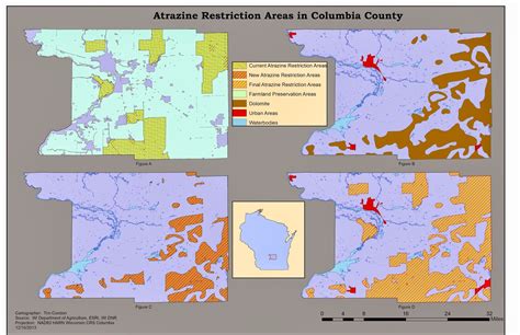 UWEC GIS (Tim Condon): GIS I Lab 5: Atrazine Restriction Areas in ...