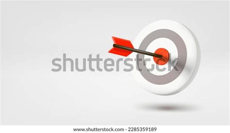 Dart Bullseye 3d Vector Banner Copy Stock Vector (Royalty Free ...