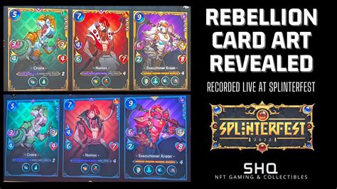 Splinterlands Rebellion Card Art Revealed Recorded At Splinterfest 2022 - YouTube