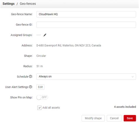 Creating and Managing Geo-Fences