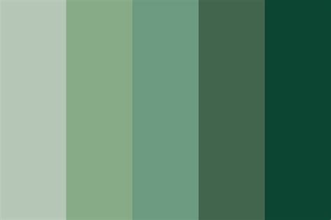 Soft Greens Color Palette