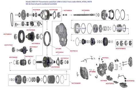 Honda Cvt Transmission Diagram