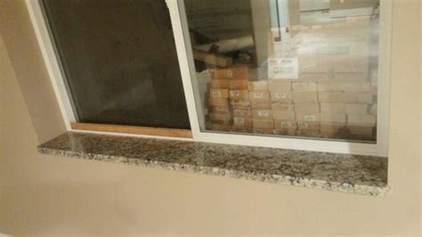 Granite windows sills by R & S Marble | Window sill shelf, Granite window sill, Granite