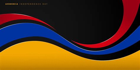 Red, yellow, blue and black abstract background for Armenia Independence day design 6026610 ...