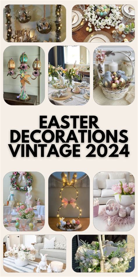 Easter Decorations Vintage 2024: Shabby Chic, Farmhouse Elegance, and Peter Rabbit Whimsy for ...