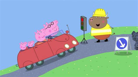 Watch Peppa Pig Season 7 Episode 44 : Mr Bull's New Road - Watch Full ...