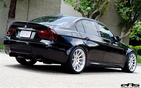 Jet Black BMW E90 M3 Rides on White HRE Wheels from EAS - autoevolution