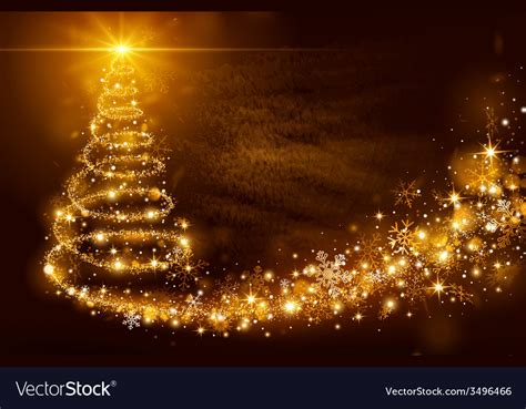 Christmas magic tree Royalty Free Vector Image