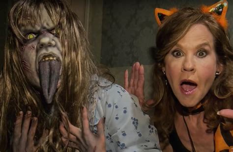 Watch Linda Blair Walk Through 'The Exorcist' Maze at Halloween Horror Nights - Bloody Disgusting