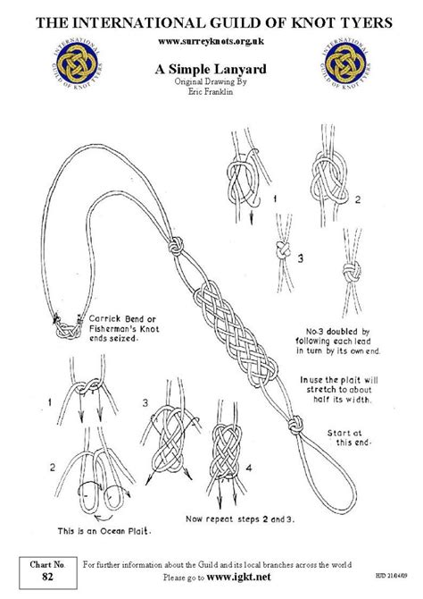 Simple Lanyard | Knots, Paracord knots, Macrame knots