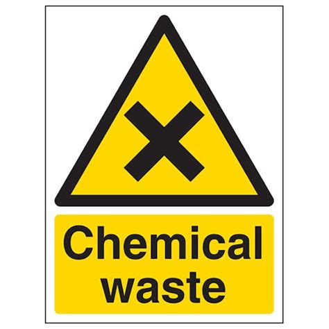 Chemical Waste - Portrait | Safety Signs 4 Less