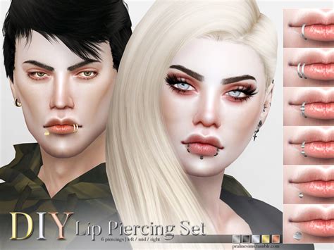 Pralinesims' DIY Lip Piercing Set