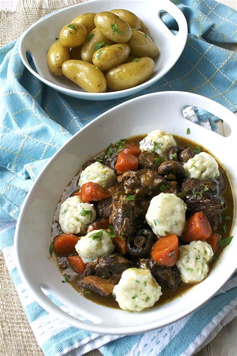 Adora's Box: BEEF STEW WITH HERBED POTATO DUMPLINGS