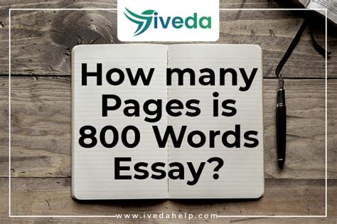 How many Pages is 800 Words Essay - Ivedahelp